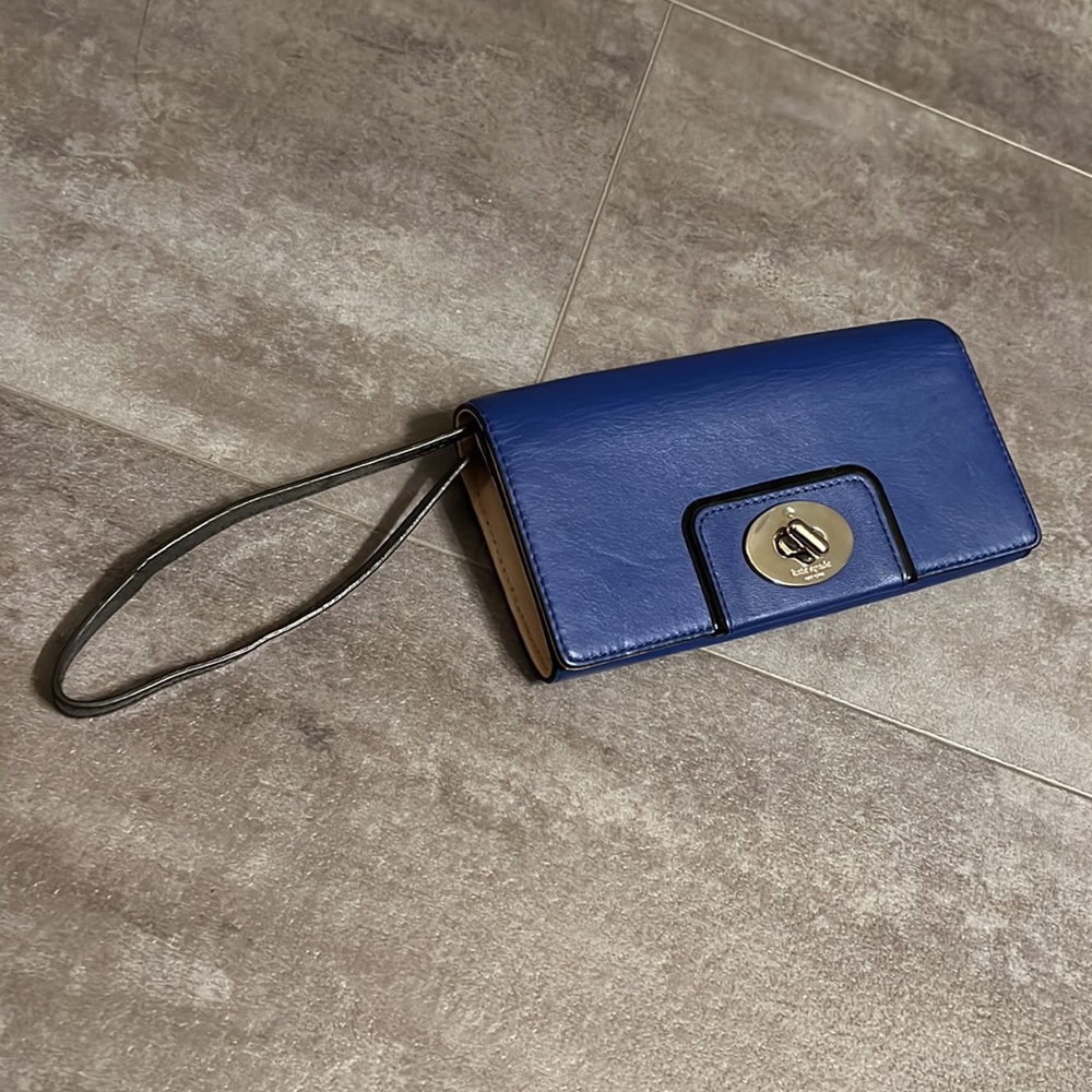 Leather wallet kate spade convertible wallet / wristlet